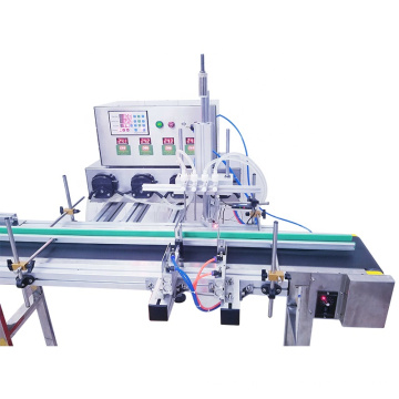 manual 5ml to 50ml peristaltic semi automatic four head wenzhou high viscosity with two 2 heads popsicol liquid filling machine